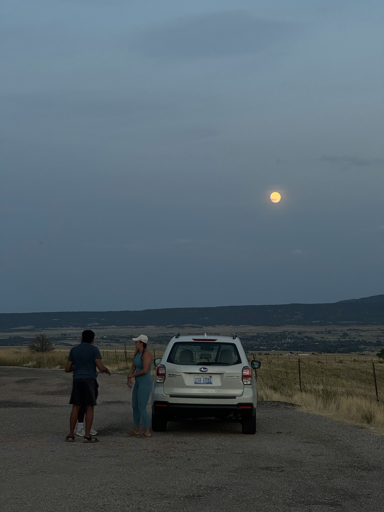 A scenic coastal road at dusk